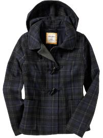Women's Wool-Blend Toggle Coats