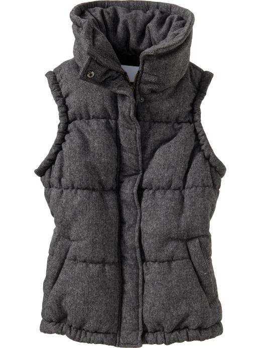 Old Navy Women's Woolblend Tweed Vests