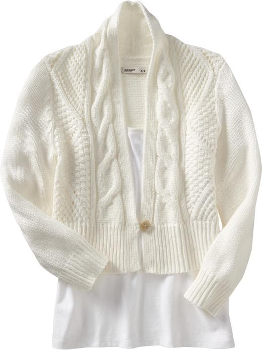 Old Navy Womens Cropped Cableknit Sweaters