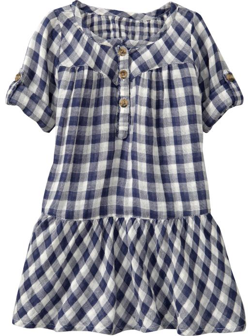 Old Navy Patterned Dropwaist Dresses For Baby