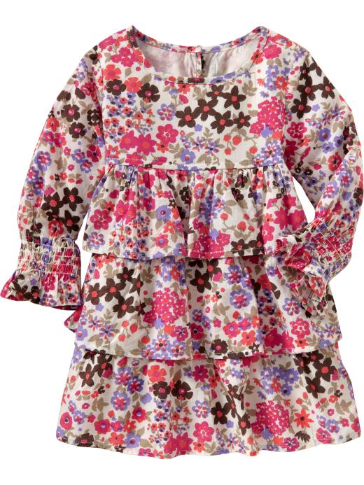 Old Navy Ruffled Floralprint Dresses For Baby