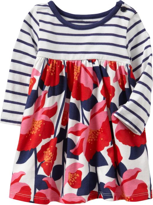 Old Navy Floral Jersey Dresses For Baby