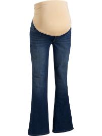 Maternity Smooth Panel Skinny Mini-Flare Jeans