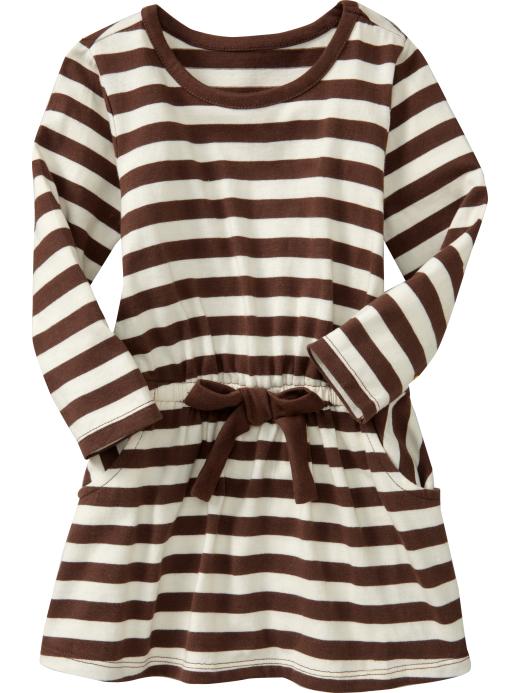 Old Navy Striped Bowtie Jersey Dresses For Baby