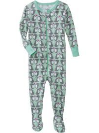 Printed Zip-Front Sleepers for Baby