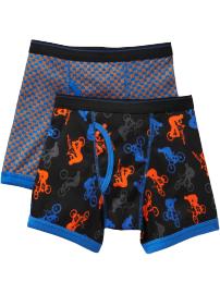 Boys Printed Boxer-Brief 2-Packs