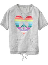 Girls Dolman-Sleeve Tops