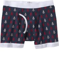 Men's Patterned Boxer-Briefs