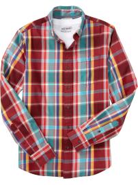 Men's Plaid Madras Shirts