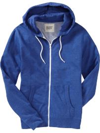 Men's Jersey-Fleece Zip Hoodies