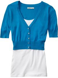 Women's Cropped Lightweight Cardigans