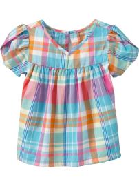 Tulip-Sleeve Tops for Baby