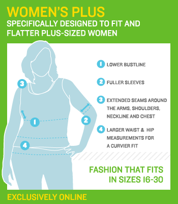 Women's Plus - Exclusively Online