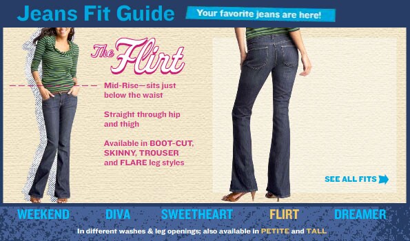 Old Navy Jeans Fit Guide