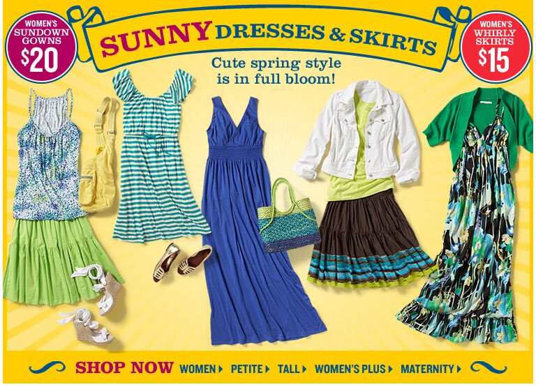 Sunny Dresses and Skirts