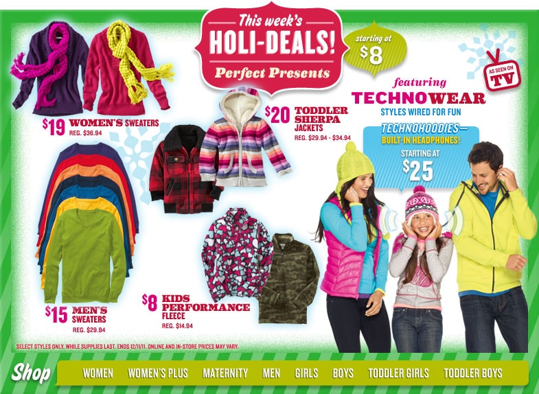 This week's holi-deals!