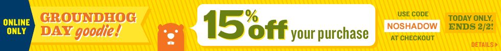 Take 15% Off, Use NOSHADOW