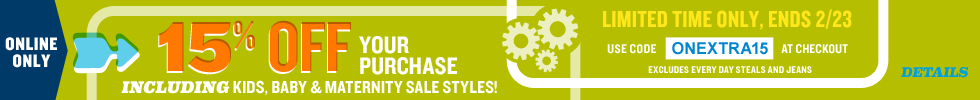 Score Super Savings, Use ONEXTRA15
