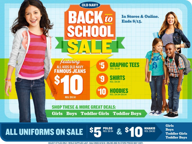 Back to School Sale