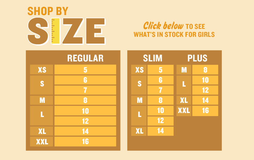 old navy size chart jeans