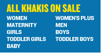 All Khakis on Sale