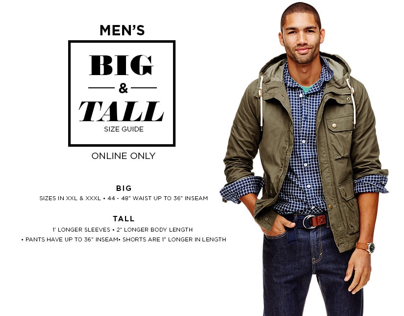 best stores for tall guys