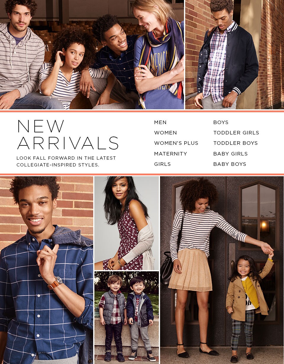 Collegiate-Inspired New Arrivals