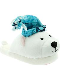 Girls Plush Animal Slippers