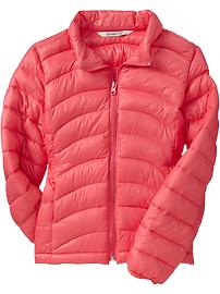 Girls Lightweight Quilted Jackets