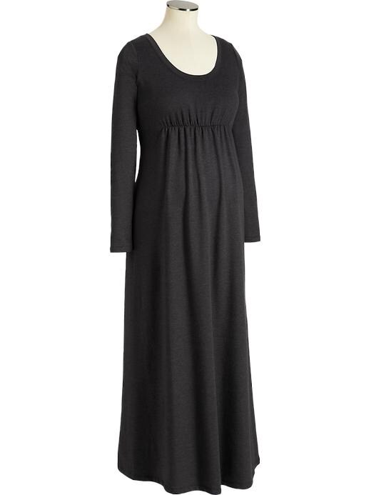Old Navy Maternity French Terry Maxi Dresses maternity fashion