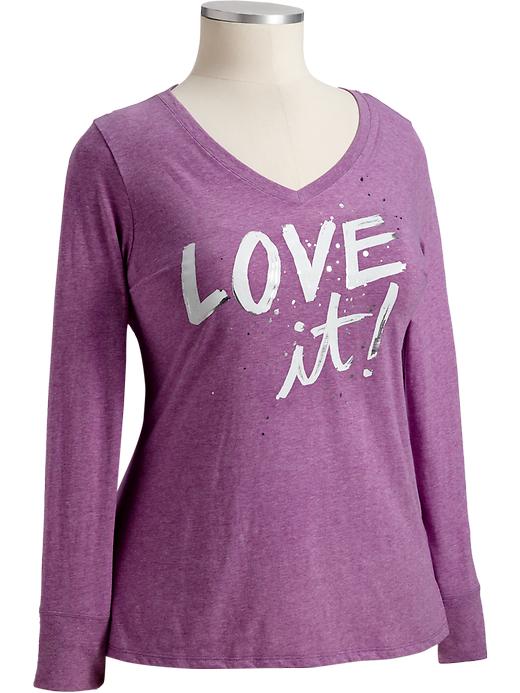 Old Navy Women's Plus Love It Graphic Tees