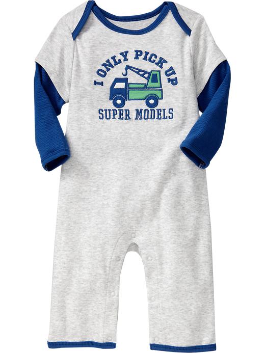 Old Navy 2In1 Graphic Onepieces For Baby