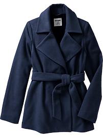 Women's Belted Wool-Blend Coats