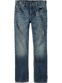 Boys Distressed Super Skinny Jeans