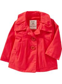 Pleated Coats for Baby