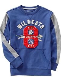Boys Athletic-Graphic  Pullovers
