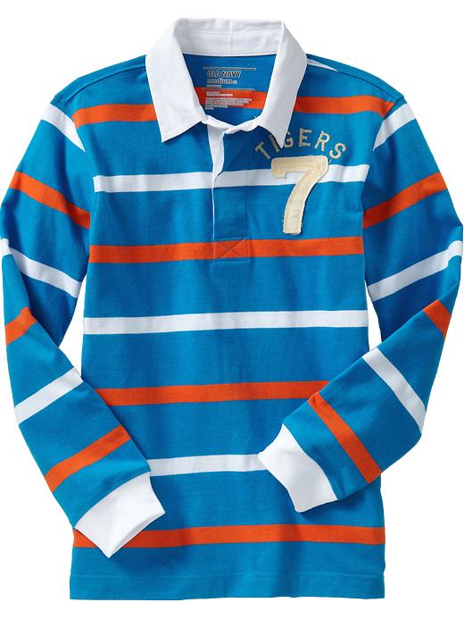 Old Navy Boys Striped Graphic Rugbys