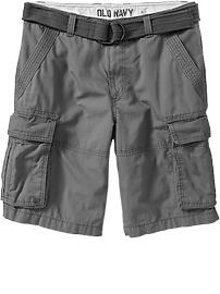 Men's Belted Cargo Shorts (10 3/4")