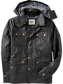 Men's Hooded Poplin Anoraks