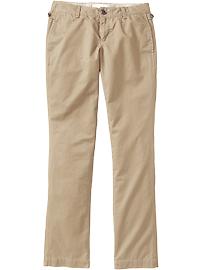 Women's Relaxed Button-Tab Chinos