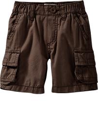 Canvas Cargo Shorts for Baby