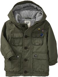 Hooded Military Jackets for Baby