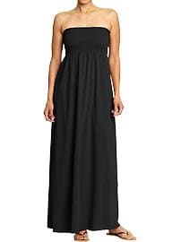 Women's Smocked Tube Maxi Dresses