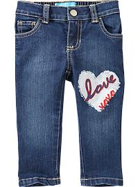 "Love XOXO" Jeans for Baby