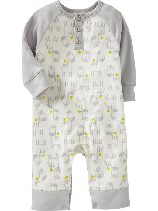 Old Navy Zebra Print One Pieces For Baby