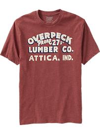 Men's "Overpeck Lumber Co." Tees
