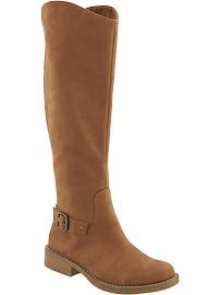 Women's Tall Sueded Rider Boots