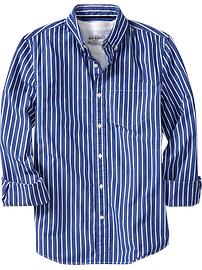 Men's Slim-Fit Poplin Shirts