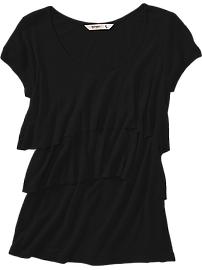 Women's Asymmetric-Tiered Tees