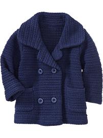 Sweater-Knit Blazers for Baby